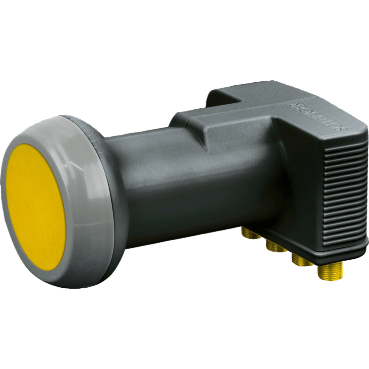 Schwaiger extrem hitzebeständig Sun Protect Quad-LNB anthrazit