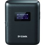 D-Link DWR-933 LTE Kat.6 Mobile Hotspot (AC1200 Dualband, 4G LTE mit bis zu 300 Mbit-s Downloadgeschwindigkeit, 3000mAh Akku für bis zu 14 Stunden Batteriebetrieb), Schwarz
