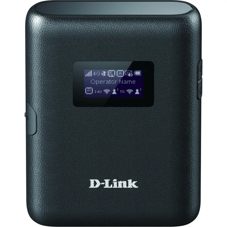 D-Link DWR-933 LTE Kat.6 Mobile Hotspot (AC1200 Dualband, 4G LTE mit bis zu 300 Mbit-s Downloadgeschwindigkeit, 3000mAh Akku für bis zu 14 Stunden Batteriebetrieb), Schwarz