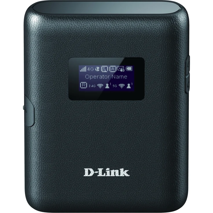 D-Link DWR-933 LTE Kat.6 Mobile Hotspot (AC1200 Dualband, 4G LTE mit bis zu 300 Mbit-s Downloadgeschwindigkeit, 3000mAh Akku für bis zu 14 Stunden Batteriebetrieb), Schwarz – Bild 1
