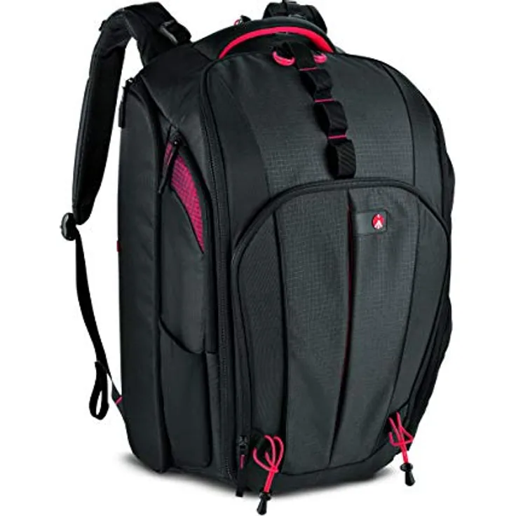 Manfrotto Pro Light Cinematic Balance Kamerarucksack für Videokameras, VDSLR, Spiegellose Kameras mit Objektiven oder DJI Ronin M-MX, Separate Tasche für 17'' PC, Zubehör für Einbeinstative und Gimbals