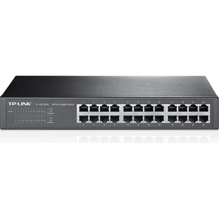 TP-Link TL-SG1000 Desktop Gigabit Switch, 24x RJ-45 (TL-SG1024D) – Bild 1