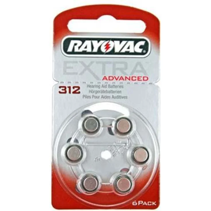 Rayovac ZINK-AIR 312 AP 6 Stück – Bild 1