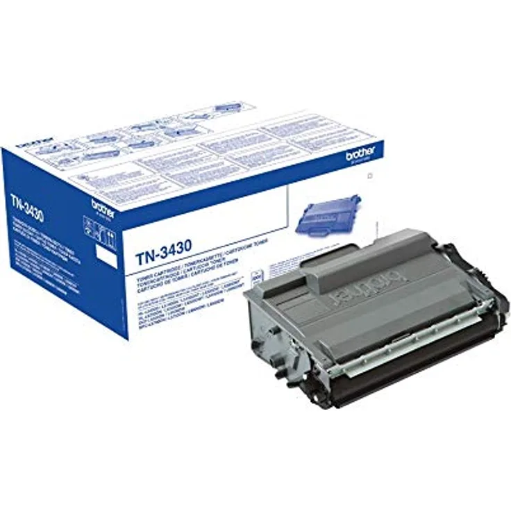 Brother Original Tonerkassette TN-3430 schwarz (für Brother HL-L5000DN, HL-L5100DN, HL-L5100DNT, HL-L5100DNTT, HL-L5200DW, DCP-L5500DN, MFC-L5700DN, MFC-L5750DW)