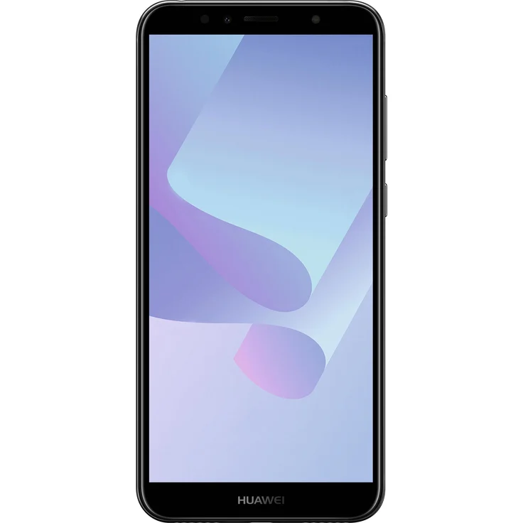 Huawei Y6 (2018) Smartphone 14,48cm (5,7 Zoll) Display, 16GB interner Speicher, 2GB RAM, Dual-SIM, Android, Schwarz – Bild 1