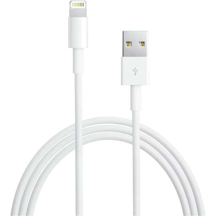 Apple MD819ZM/A Lightning auf USB Kabel, Ladekabel/Datenkabel, 2 m, weiß – Bild 1
