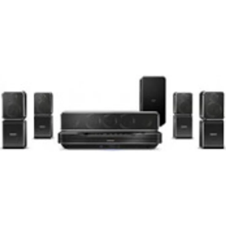 Philips HTS9540-12 5.1 3D Blu-ray Heimkinosystem (HDMI, Upscaler 1080p, DivX-zertifiziert, Apple iPod Dock, USB) schwarz