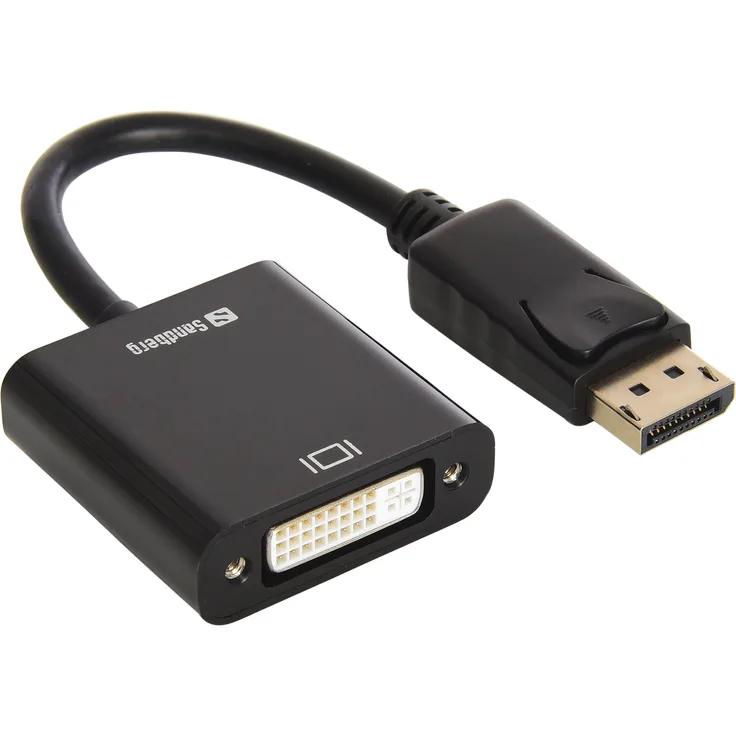Sandberg 508-45 Adapter DisplayPort auf DVI schwarz
