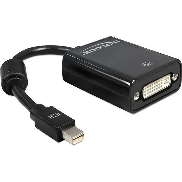 DeLOCK - DVI-Kabel - Mini-DisplayPort (M) - DVI-I (W) - 18cm (DisplayPort 1.1a) (65098)