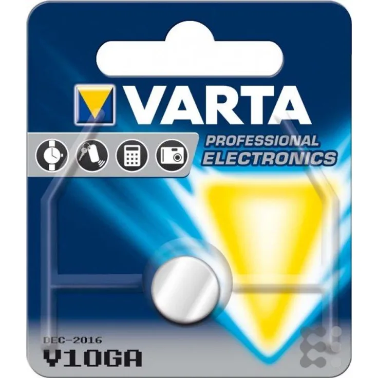 Varta Batterie Knopfzelle für V10GA (1,5V, 50mAh) LR 54, 1er Pack