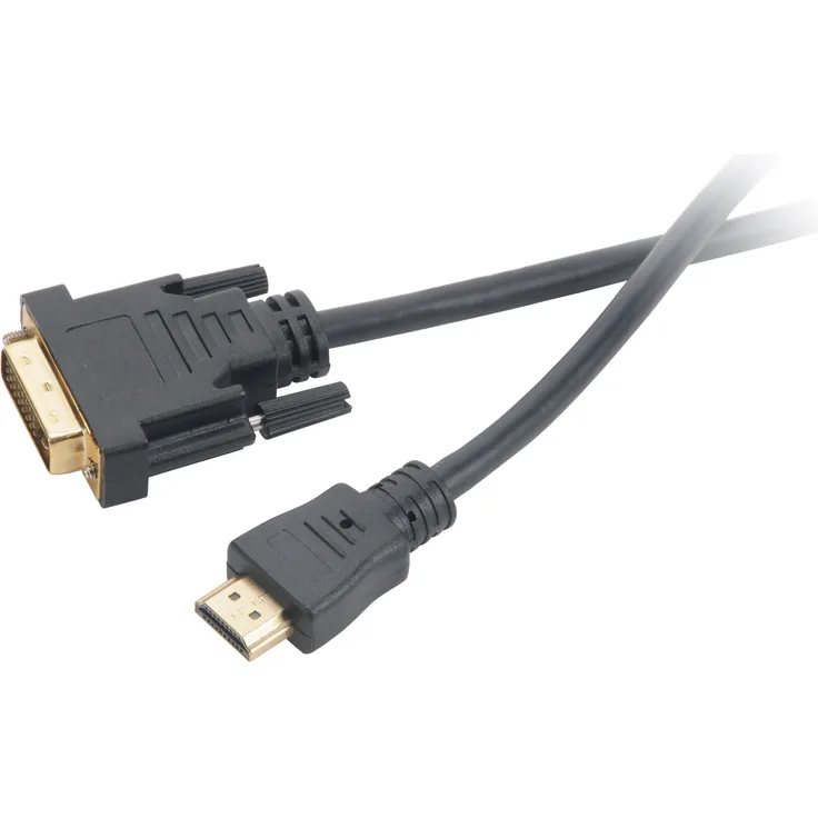 DVI-D auf HDMI Kabel - schwarz - 2m - Kabel - Digital/Display/Video (AK-CBHD06-20BK)