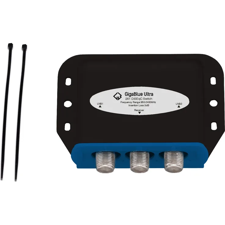 GigaBlue Ultra DiSEqC Schalter 2-1