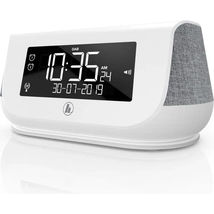 Hama DR36SBT 00054231 Radiowecker mit Bluetooth, LCD-Display, weiß – Bild 3