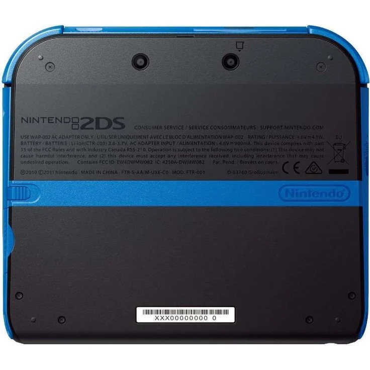 Nintendo 2DS Schwarz-Blau 256MB & 4GB Speicherkarte Bundle inkl. New Super Mario Bros. 2 – Bild 4