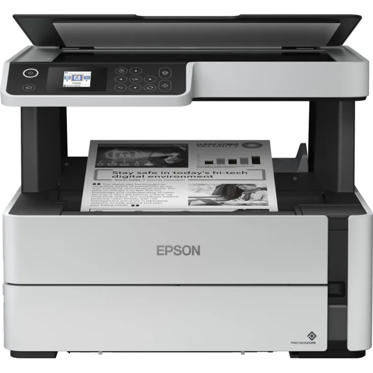 Epson EcoTank M2170 (3-in-1) Tintenstrahl, Druckgeschwindigkeit: 20 s/w, WLAN, AirPrint, WiFi-Direct, Cloud Print, USB 2.0, LAN (C11CH43401/C11CH43402)