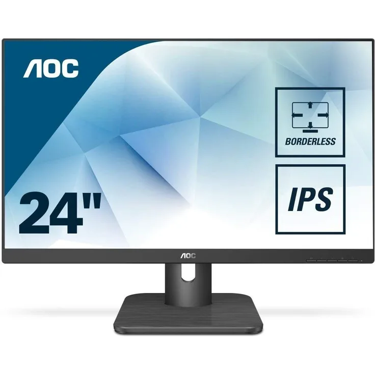 AOC 24E1Q 60,4 cm (23,8 Zoll) Monitor (HDMI, IPS Panel, 4ms Reaktionszeit, Displayport, 60Hz, 1920x1080) schwarz