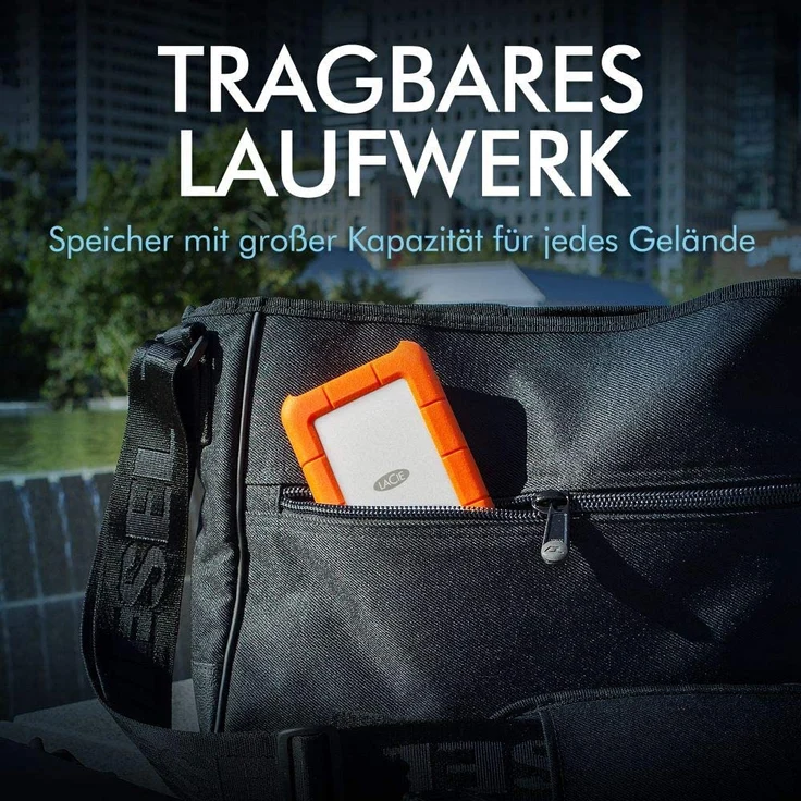 LaCie Rugged Mini - Festplatte - 5 TB - extern (tragbar) - USB 3.0 – Bild 2