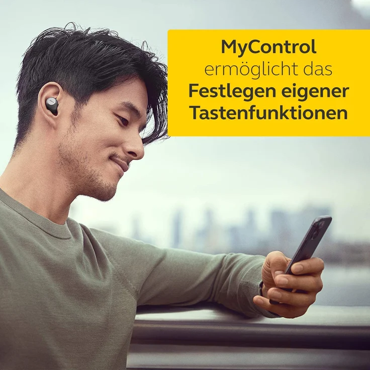 Jabra Elite 85t Wireless In-Ear Kopfhörer, mit Bluetooth, Mikrofon, Noise Cancelling, spritzwassergeschützt, grau – Bild 10