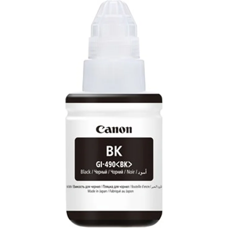 Canon GI490BK passend für Pixma G1400 Tinte Schwarz 0663C001 6000 Seiten 135ml