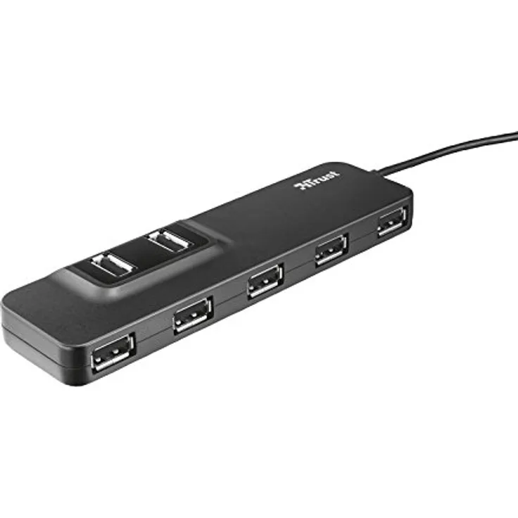 Trust Oila USB-2.0-Hub mit 7 Anschlüssen