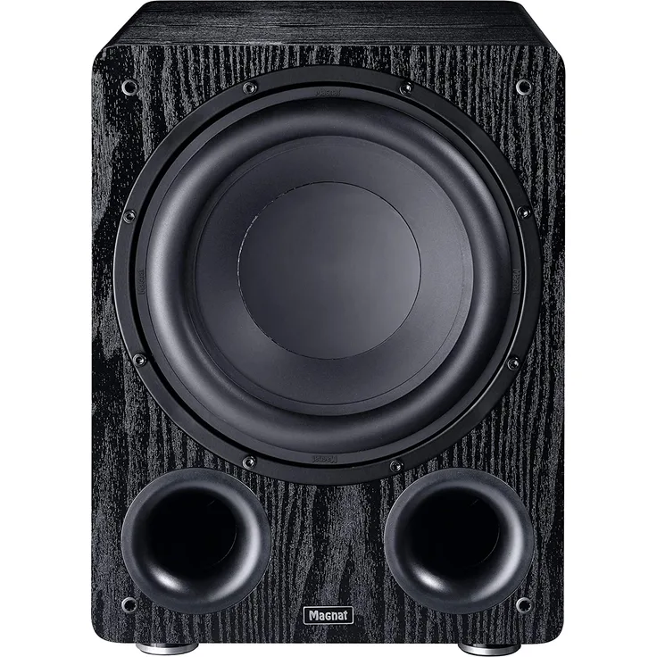 Magnat Alpha RS 12 Subwoofer, schwarz Aktiv-Subwoofer mit 300 mm großer Membran und bis zu 240 Watt Leistung