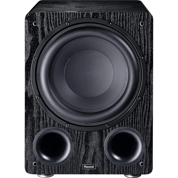 Magnat Alpha RS 12 Subwoofer, schwarz Aktiv-Subwoofer mit 300 mm großer Membran und bis zu 240 Watt Leistung – Bild 1