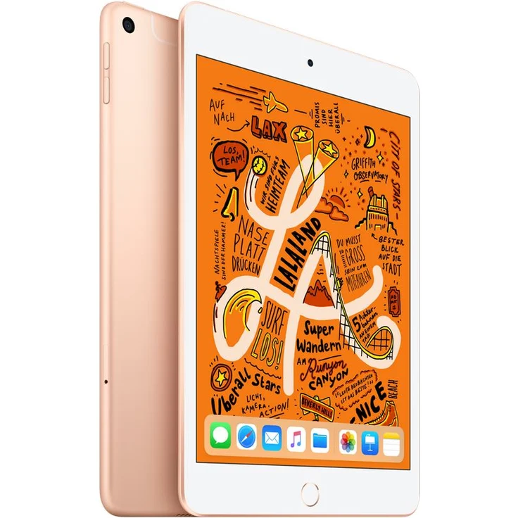 Apple iPad Mini (2019) WiFi Quad-HD-Auflösung 7,9 Zoll, WiFi-Tablet, Hexa-Core, 3 GB RAM, 256 GB Speicher, iOS (Update auf iPadOS), Gold (MUU62FD/A) – Bild 1
