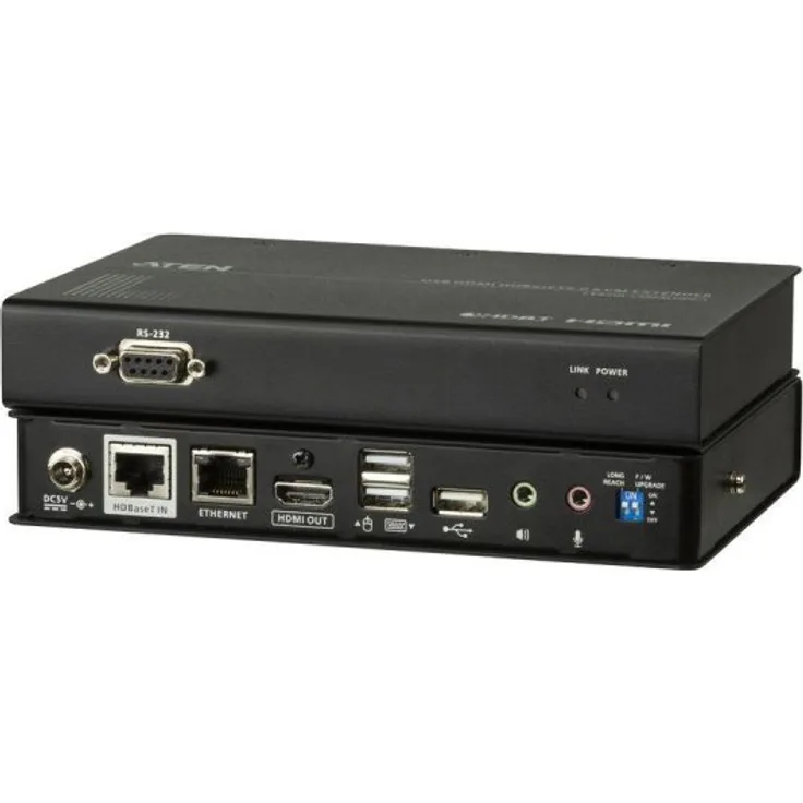ATEN 820 USB HDMI HDBaseT 2.0 KVM Extender Schwarz