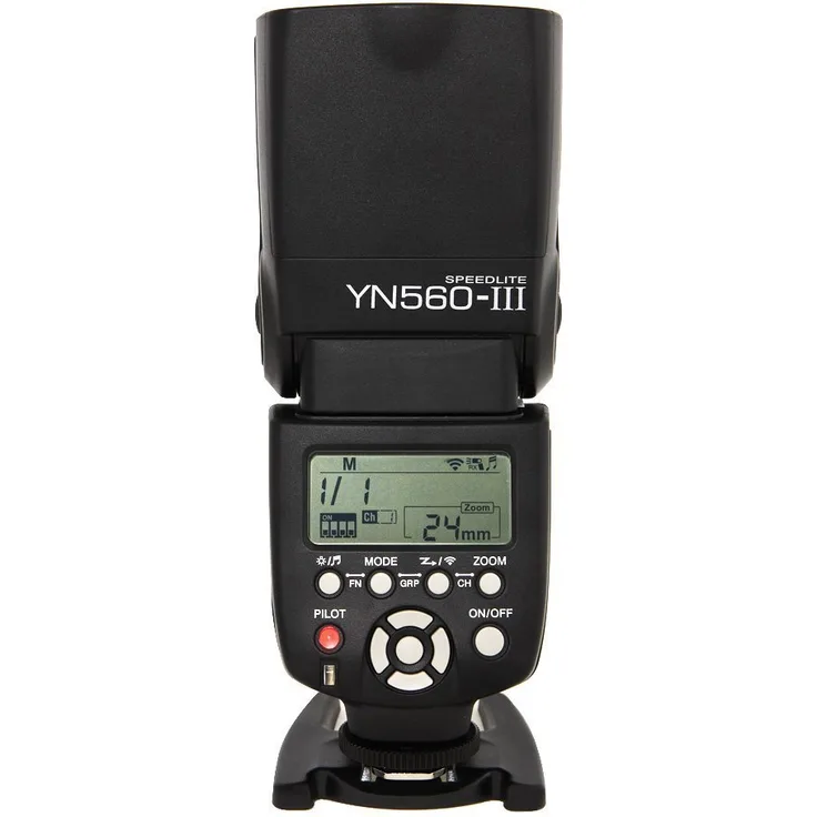 Yongnuo YN-560 Mark III - Systemblitz mit integriertem Funkauslöser zur Auslösung mit Yongnuo RF-602 oder RF-603 LF242