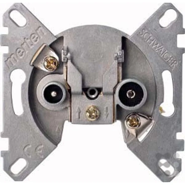 Merten BK--Sat 466099 2fach Antennenstichdose
