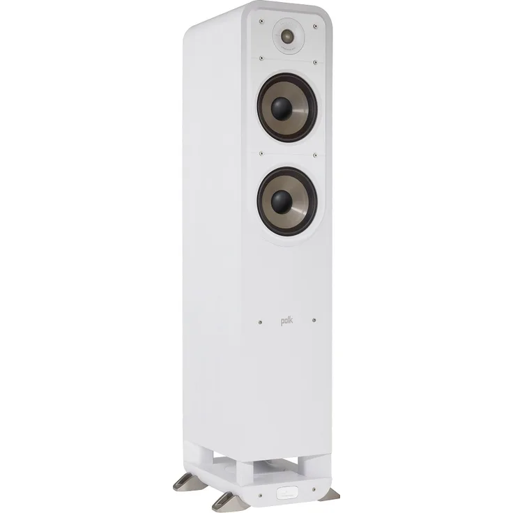 Polk Audio Signature S50E Standlautsprecher, HiFi Lautsprecher für Musik und Heimkino Sound, passiver Full Range Lautsprecher, 20 - 150 Watt, 8 Ohm, High Res, 42Hz - 40kHz (Stück) Standlautsprecher - 20 Watt