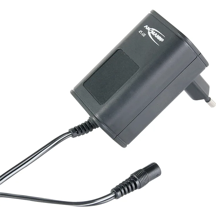 ANSMANN APS 600 Universal Stecker Netzteil 12V inkl. 7 verschiedende Adapter Stecker - Netzstecker bis max. 600mA - Netzadapter zur Stromversorgung vieler Elektrokleingeräte von 3-12 Volt regelbar