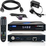 Octagon SX88 4K UHD S2+IP HDMI USB Kartenleser H.265 Stalker IPTV Multistream Receiver Schwarz
