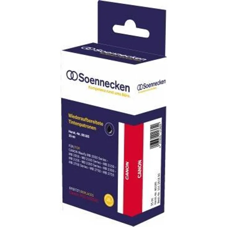 Soennecken Tintenpatrone 80185 wie Canon PGI1500XLBK schwarz (80185)