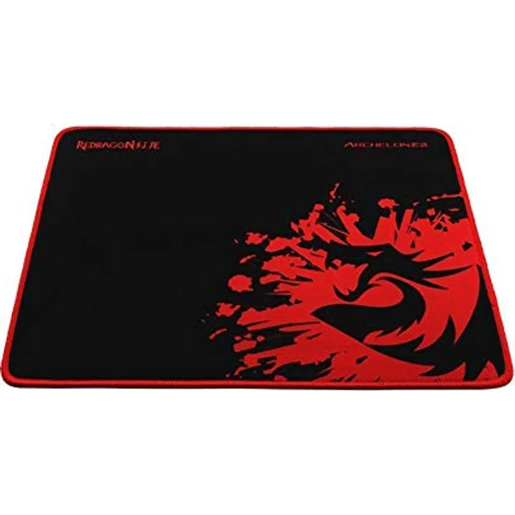 REDRAGON ARCHELON M Schwarz, Rot Spiel- - Mauspads (Schwarz, Rot, Bild, Kautschuk, Seide, Spiel-Mauspads)