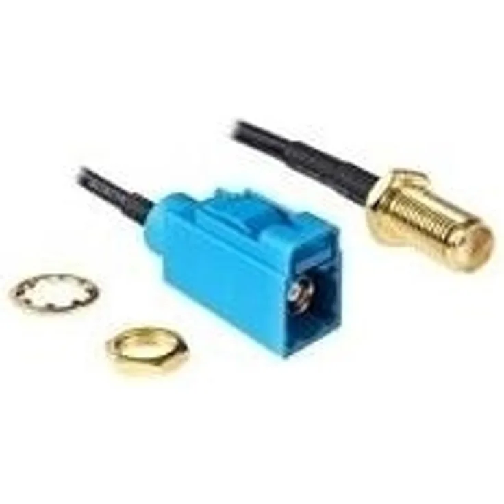 DeLOCK - Antennenkabel - SMA (W) - FAKRA Z-Anschluss (W) - 20cm - RG-174 - Schwarz (88583)