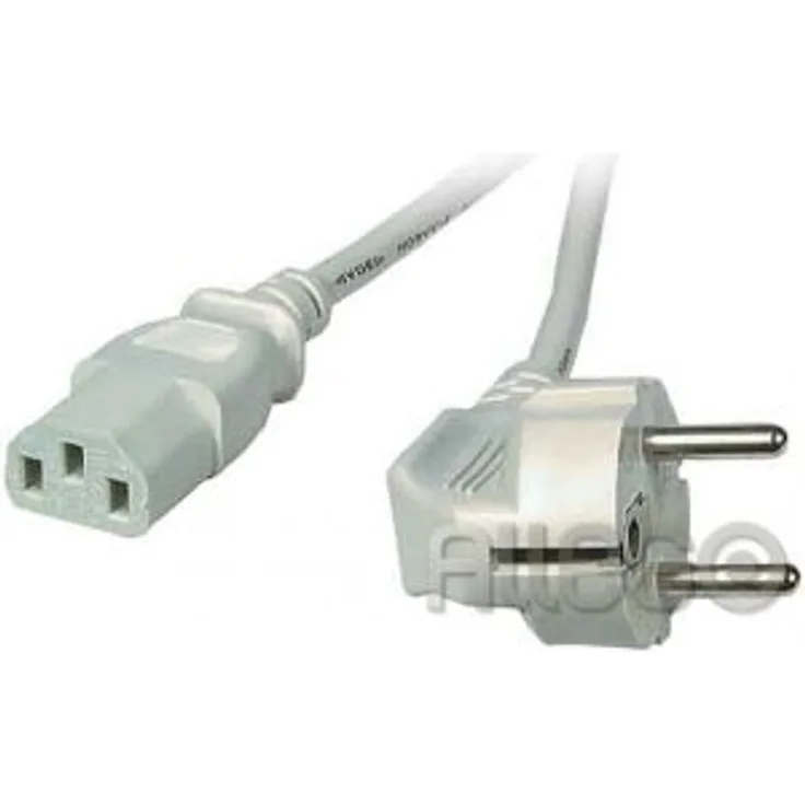 Schukowinkelstecker auf Kaltgerätebuchse EK501.5