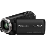 Panasonic HC-V180EG-K Full HD Camcorder (1-5, 8 Zoll Sensor, Full HD, 50x optischer Zoom, 28 mm Weitwinkel, opt. 5-Achsen Bildstabilisator Hybrid OIS+) schwarz