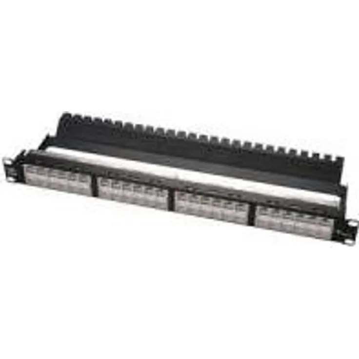 Telegärtner - Patch Panel - RJ-45/RJ-11/RJ-12 X 48 - Hellgrau, RAL 7035 - 1U - 48.3 cm (19)