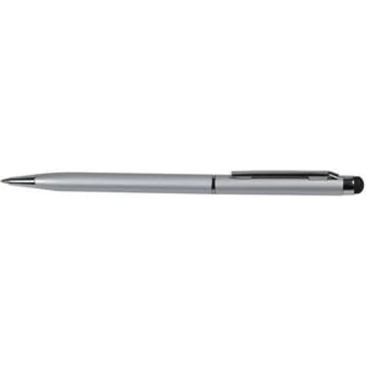 EXACOMPTA Eingabestift "Twist", mit Clip, silber Soft-Touch-Stiftspitze, mit Clip, Länge: 135 mm (10106E)
