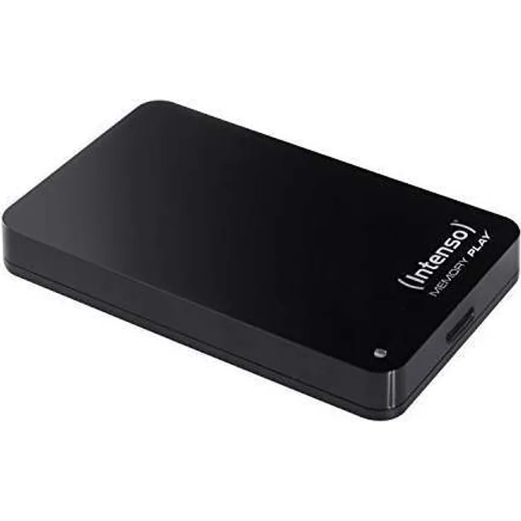Intenso Memory Play - externe Festplatte - 1TB - tragbar - 6,4 cm (2.5 Zoll) - USB3.0 - 5400 U/min - Puffer: 8MB - Schwarz (6021460)