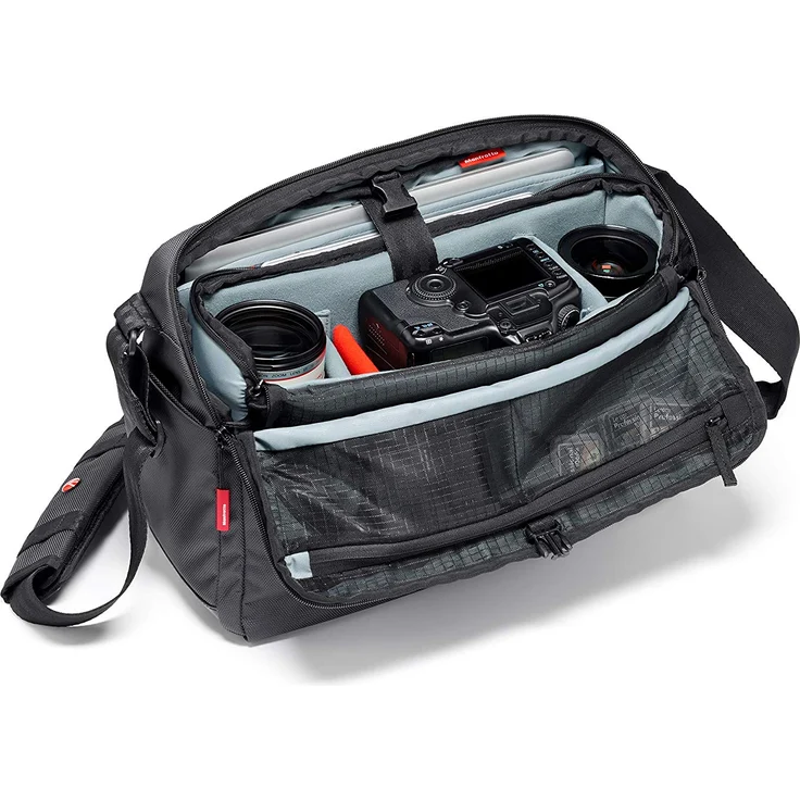 Manfrotto MB MN-M-SD-30 Manhattan Speedy-30 Foto-Schultertasche mit Stativbefestigung, herausnehmbarem Kamera-Case, für DSLR--spiegellose Kameras mit mittlerem-langem Objektiv, beschichtetes Gewebe – Bild 6