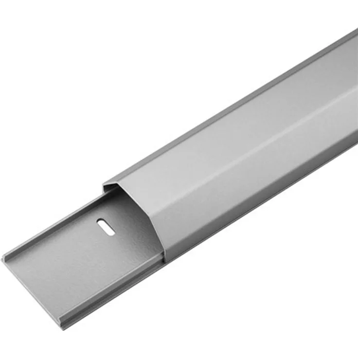 Goobay 90668 Halbrunder Aluminium-Kabelkanal 50 mm, Länge 1, 1 m