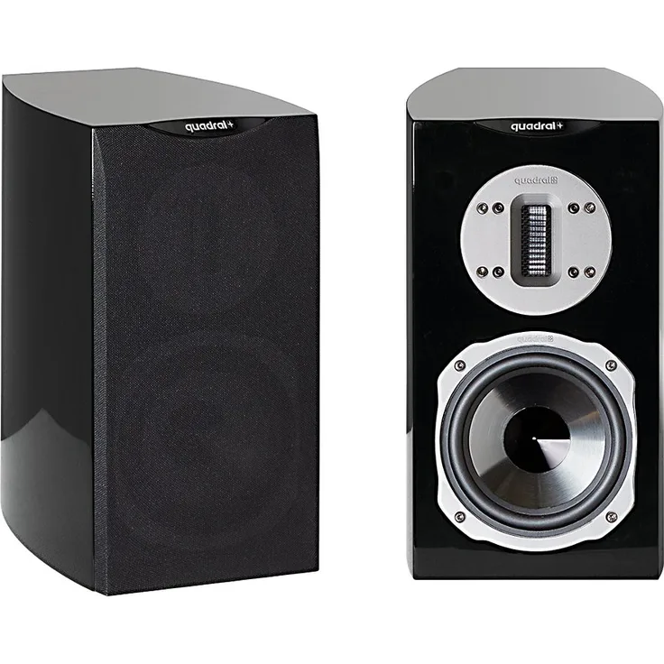 Quadral Chromium Style 2 Schwarz hochglanz Standlautsprecher - 90 Watt - schwarz