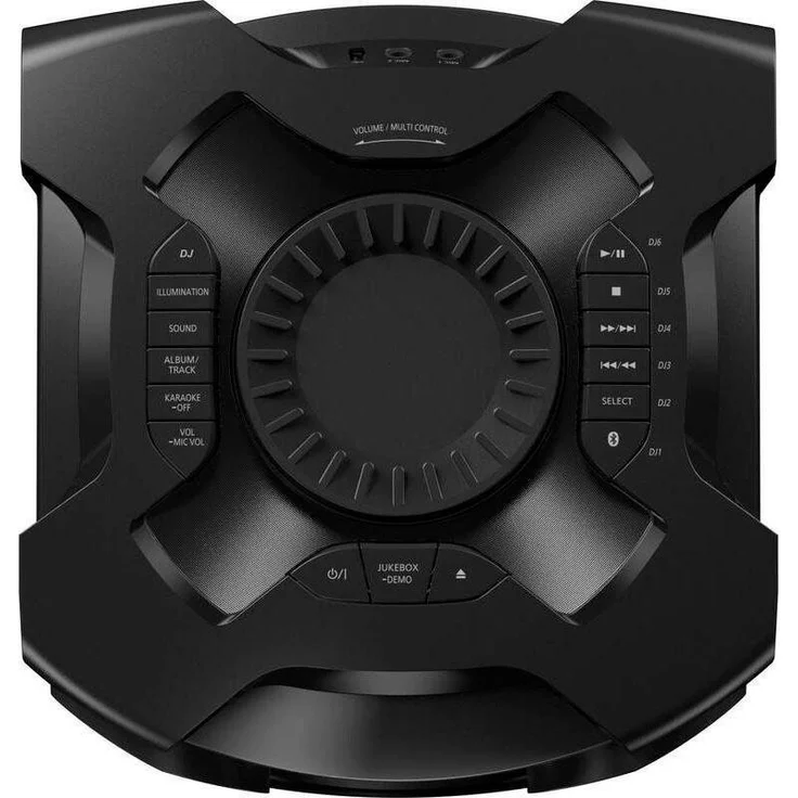 Panasonic SC-TMAX10 Bluetooth-Lautsprecher mit CD-Player, Radio, USB-Player, Lichteffekt, schwarz – Bild 4
