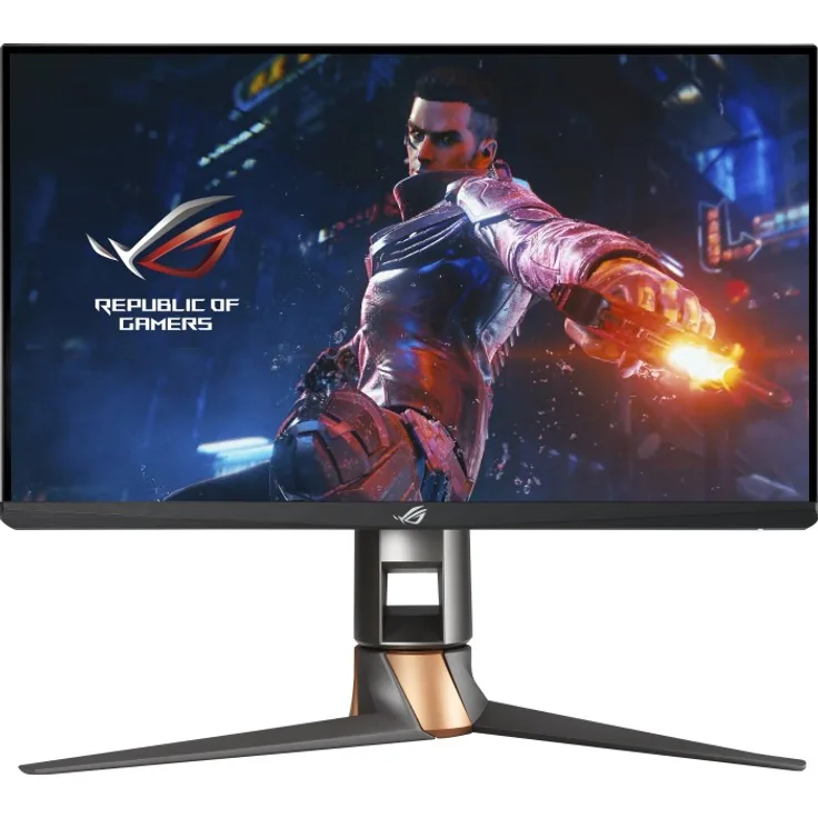 ASUS ROG Swift PG259QNR - 24,5 Zoll, Full HD (1920 x 1080), IPS-Panel, 360Hz, 1ms, 400cd/m², HDR10 (90LM05Q3-B01370)