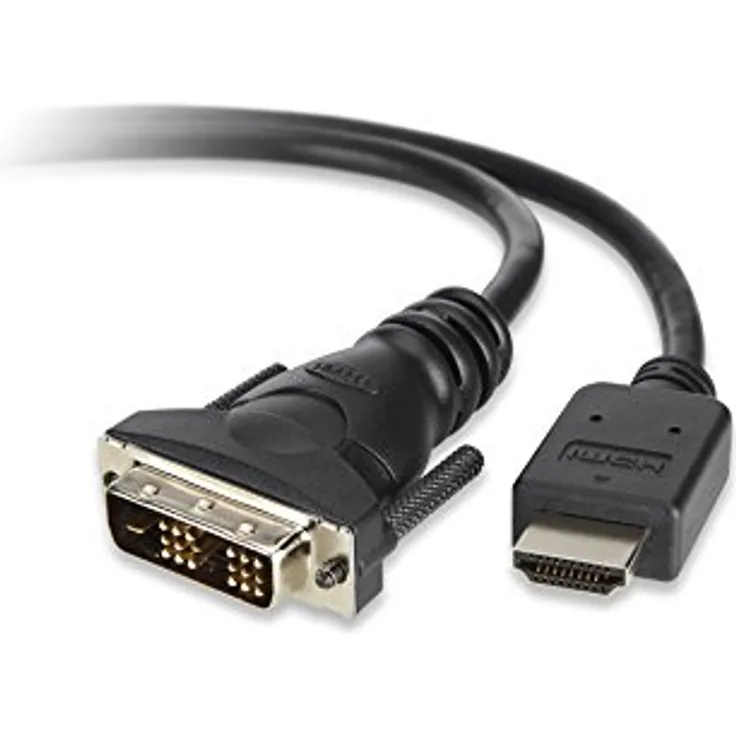 Belkin HDMI - DVI-D M-M 3m HDMI Type A (Standard) Schwarz - Videokabel-Adapter (3 m, HDMI Type A (Standard), DVI-D, Männlich, Männlich, Gerade)