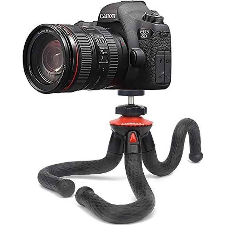 Kamera Stativ, Lammcou 3in1 Ministativ Kamera Handy Flexibel Leicht Stative Universal Robust Octopus Gorillapod Dreibeinstativ Ständer für Kamera Camcorder + Smartphone + Action Kamera, Tripod