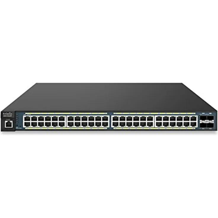 EnGenius EWS7952FP ​48-Port Gigabit PoE+ L2 Controller und Switch, PoE PSE 740W - schwarz