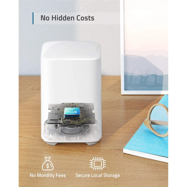 eufy Security eufyCam 2C 2+1, kabellose Überwachungskamera außen, 180 Tage Akku, HD 1080p, IP67 wetterfest, Nachtsicht, kompatibel mit HomeKit und Solar Panel, Doppel-Kamera-Set, gebührenfreie Nutzung, Weiß (T88313D2) – Bild 7